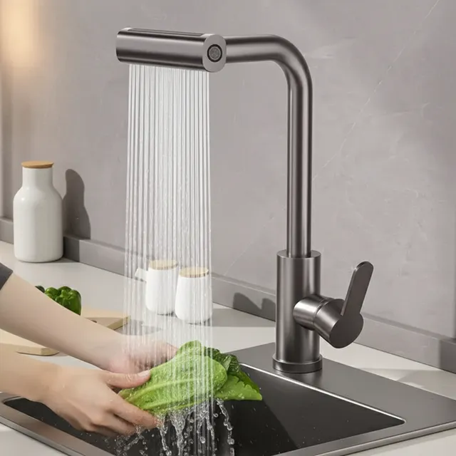 Robinet de cuisine en acier inoxydable