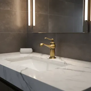 Communautés réateurs de ark de salle de bain en or antique de style…