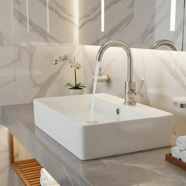 Robinet de lavabo en acier inoxydable