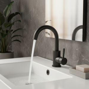 Torayvino noir mat bassin évier pont monté robinet de salle de bain mitigeur monotrou robinets 304 inox mitigeur Torayvino noir mat bassin évier pont monté robinet de salle de bain mitigeur monotrou robinets 304 inox mitigeur