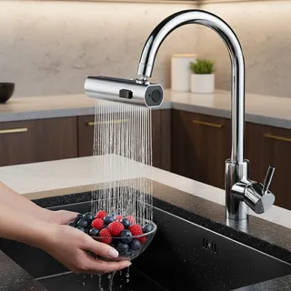 Buse universelle en cuivre avec aérateur à économie d'eau