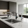 Robinet de lavabo de cuisine domestique avec…