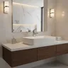 Robinet de lavabo monotrou en alliage de laiton – vue 1