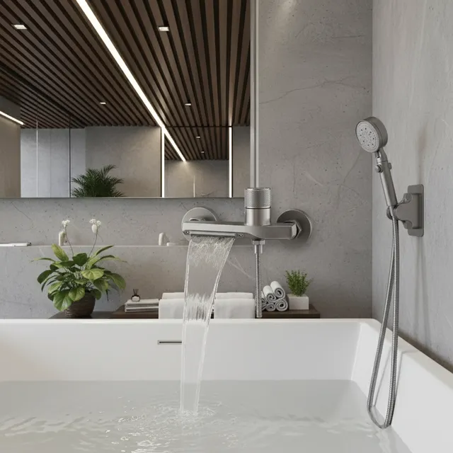 Ensemble de robinets de baignoire cascade