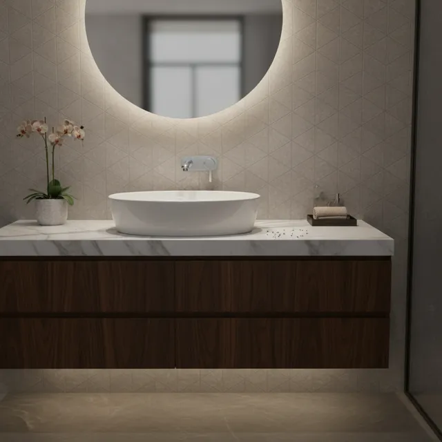 Nouveau robinet de salle de bains de luxe moderne