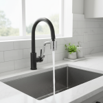 En forme de U 1080 °   Tête de pulvérisation de robinet pivotant universel en alliage, robinet d&rsquo;extension de bras de Robot de lavabo, bec d&rsquo;aérateur d&rsquo;évier, robinets de cuisine