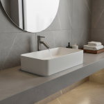 Robinet de lavabo de salle de bains en acier inoxydable 304, mélangeur chaud-froid, 2 modes de sortie d&rsquo;eau, robinet d&rsquo;évier universel monté sur le pont, trou unique