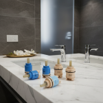 Noyau de Valve en Céramique Haute, Accessoires de Réparation, Bassin de Cuisine, Douche, Eau Mixte Chaude et Froide, 25/35/40 Anses