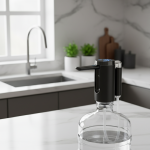 A52Q-pompe à eau à commande tactile pour robinet hélicoïdal pliable et Portable, fonctionne 5 gallons, 4.8, 3.5, 3.2Gal, pour le Camping ou usage domestique