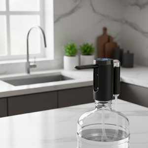 A52Q-pompe à eau à commande tactile pour robinet hélicoïdal pliable et Portable, fonctionne 5 gallons, 4.8, 3.5, 3.2Gal, pour le Camping ou usage domestique