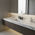 Robinet de lavabo de salle de bains domestique, robinet à Double trou, robinet froid et chaud, lavabo 360 °   Robinet mitigeur d&rsquo;eau rotatif