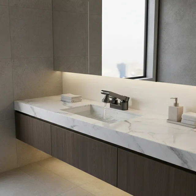 Robinet de lavabo de salle de bains domestique