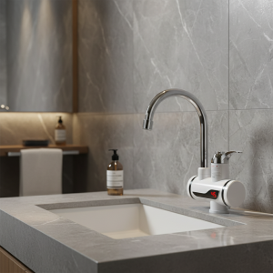 Robinet chauffe-eau électrique instantané 3000W, sans réservoir, température réglable, chauffage rapide, affichage numérique