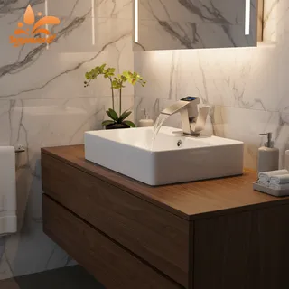 Robinet de lavabo à affichage numérique intelligent