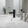 Robinet d'évier de salle de bains en acier…