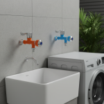 Robinet de Machine à laver en plastique multifonctionnel avec une entrée et deux sorties, conception à ouverture rapide pour balcon, salle de bain, utilisation sur vadrouille