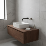 Mélangeur de salle de bains, robinet d&rsquo;évier, robinet de lavabo, robinetterie d&rsquo;eau de vanité Smesiteli en laiton noir or chromé, vanne de contrôle murale chaude et froide