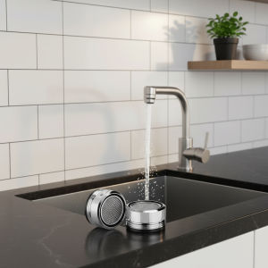 Buse de robinet d&rsquo;économie d&rsquo;eau pour lavabo de cuisine, 3 pièces, 24mm, filtre anti-éclaboussures, noyau en maille, accessoires de sortie d&rsquo;économie d&rsquo;eau