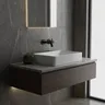 Robinet de lavabo mural en laiton massif