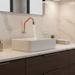 Nouveau Robinet mural de cuisine et de salle de bains, tuyau d&rsquo;eau d&rsquo;extension rotatif à froid unique, robinet de prévention des antigel et des fissures