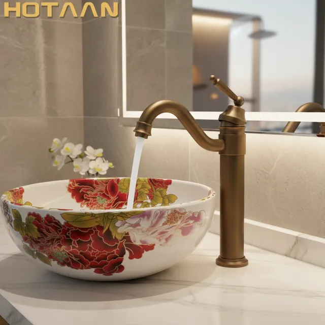 Robinet lavabo mitigeur monocommande monotrou surélevé…