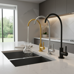 Robinet supporter ficateur d’eau en acier inoxydable, robinet d’eau potable, robinet d’évier simple, filtre d’eau propre, 1/4″ Robinet supporter ficateur d’eau en acier inoxydable, robinet d’eau potable, robinet d’évier simple, filtre d’eau propre, 1/4″