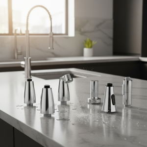 Adaptateur de buse pour évier de cuisine, mode touristes, robinet d&rsquo;eau rainuré ABS, douche à économie d&rsquo;eau, filtre Splash-Verde, F/05 et