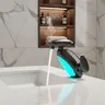 Robinet de lavabo extractible avec lumière LED