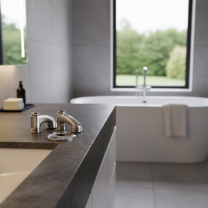 Robinet de baignoire de douche en acier inoxydable 304, en laiton massif, Nickel brossé, adaptateur de robinet de douche, pied incurvé, Angle réglable