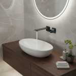 Robinet de lavabo en laiton, robinet de lavabo, robinet de salle de bains, robinet de lavabo, robinet Torneira pour le lavage, affichage numérique mural