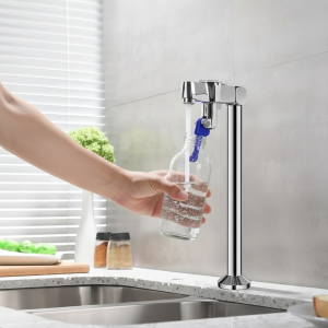 Station de remplissage de bouteilles d&rsquo;eau push-back, montage sur pont, supporter ficateur d&rsquo;eau, station d&rsquo;eau, cuisine, 73 bars