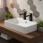 Robinet de salle de bains en acier inoxydable, robinets d&rsquo;évier à montage sur pont, mélangeurs d&rsquo;eau chaude et froide, robinet à poignée unique, grue de lavabo courte/haute