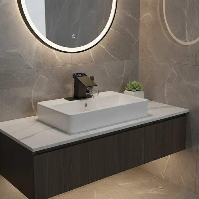 Lumière de luxe hydroélectrique affichage numérique…