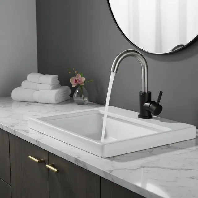 Mélangeur de lavabo de salle de bains