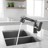 Robinet d'évier de cuisine en acier inoxydable