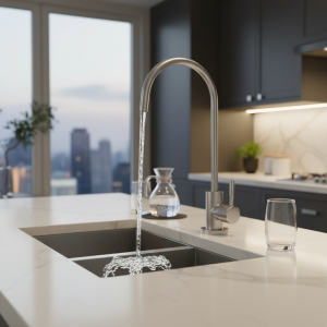 Robinet purificateur d&rsquo;eau, robinet filtré sans plomb s&rsquo;adapte aux unités d&rsquo;osmose inverse ou un système de filtration d&rsquo;eau, robinet de cuisine RO