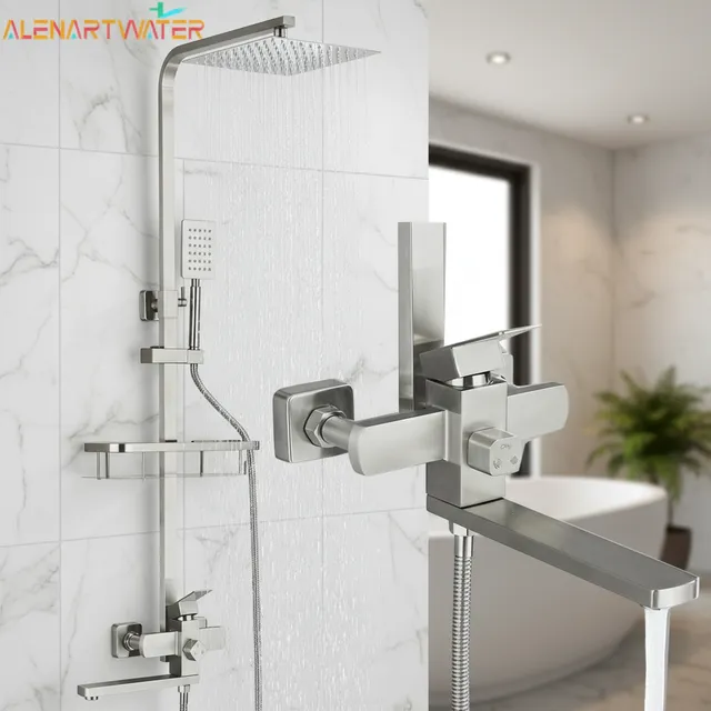 HOShower-Système de douche à effet pluie mural