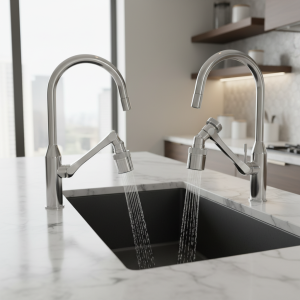 1080 ° Extension de robinet à Rotation universelle, tête de pulvérisation double Mode, robinets d’extension de bras de Robot de cuisine, robinet pivotant de salle de bains 1080 ° Extension de robinet à Rotation universelle, tête de pulvérisation double Mode, robinets d’extension de bras de Robot de cuisine, robinet pivotant de salle de bains