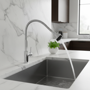 ABYN-robinet de cuisine, robinet Flexible extensible avec buse, robinet de lavage d’évier, robinet de lavage suspendu ABYN-robinet de cuisine, robinet Flexible extensible avec buse, robinet de lavage d’évier, robinet de lavage suspendu