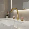 Robinet de lavabo de luxe à barbe large – vue 1