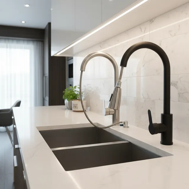 2025Nouveau moderne en acier inoxydable 360 ° Robinet…