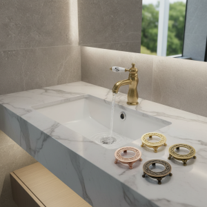 Couvercle de trop-plein noir argent or Vintage Bronze laiton salle de bains lavabo robinet évier avec remplacement d’insertion d’anneau de Six pieds Couvercle de trop-plein noir argent or Vintage Bronze laiton salle de bains lavabo robinet évier avec remplacement d’insertion d’anneau de Six pieds