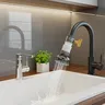 Pommeau économiseur d'économie d'eau pivotant