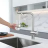 Robinet de cuisine 3 en 1 en acier inoxydable 304 – vue 1