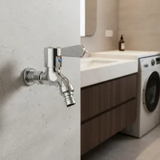 Robinets de lavage muraux en cuivre