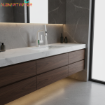 Robinet de lavabo cascade, robinet de cuisine et de salle de bains extractible, température de pluie, affichage numérique, sans batterie, acier inoxydable SUS604