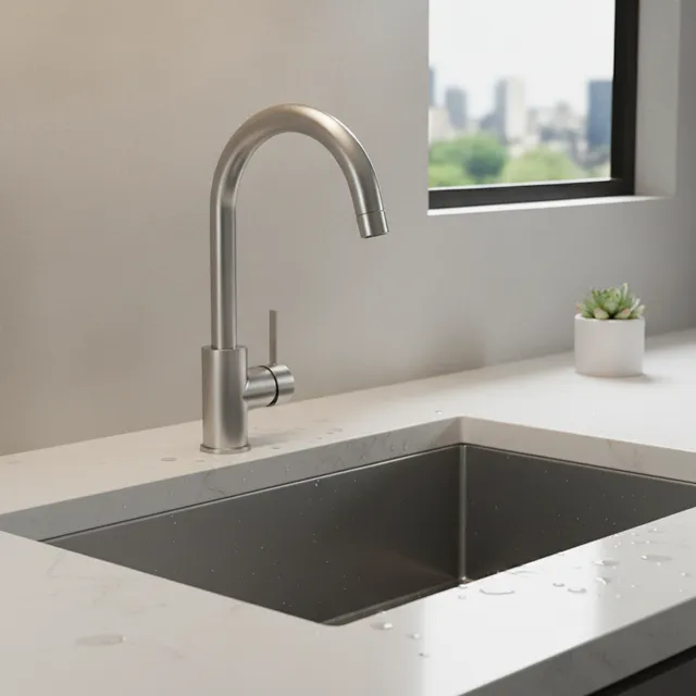 Robinet de lavabo en acier inoxydable
