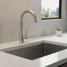 Robinet de lavabo en acier inoxydable – vue 1