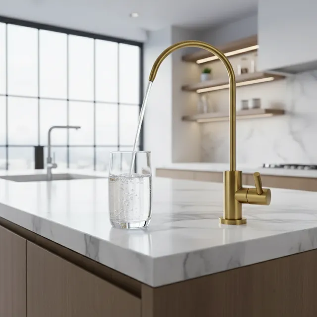 Purificateur d'eau de cuisine en acier inoxydable 304