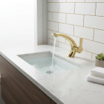 Becola Moderne Robinet de Bassin En Laiton Or Salle De Bain Robinet Chaud et Froid En Laiton Évier Robinet Mitigeur Mitigeur